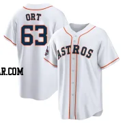 Kaleb Ort Men's Houston Astros White Replica 2022 World Series Champions Home Jersey