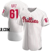 Kaleb Ort Men's Philadelphia Phillies White Authentic Home Jersey