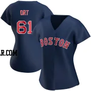 Kaleb Ort Women's Boston Red Sox Navy Replica Alternate Jersey