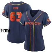 Kaleb Ort Women's Houston Astros Navy Replica 2022 City Connect Jersey