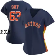 Kaleb Ort Women's Houston Astros Navy Replica Alternate Jersey