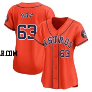 Kaleb Ort Women's Houston Astros Orange Limited Alternate Jersey