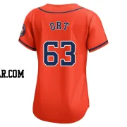 Kaleb Ort Women's Houston Astros Orange Limited Alternate Jersey