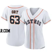 Kaleb Ort Women's Houston Astros White Authentic 2022 World Series Home Jersey