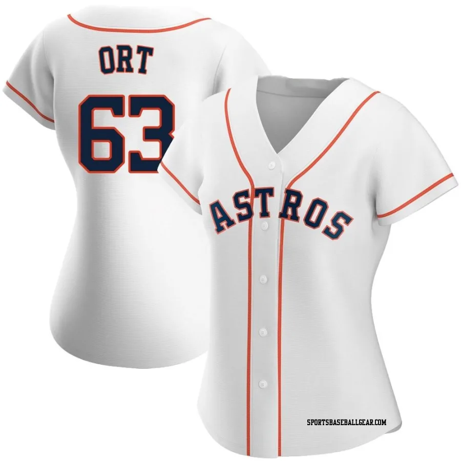 Kaleb Ort Women's Houston Astros White Authentic Home Jersey