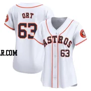 Kaleb Ort Women's Houston Astros White Limited Home Jersey