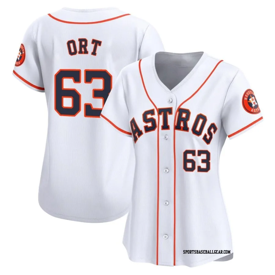 Kaleb Ort Women's Houston Astros White Limited Home Jersey