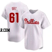 Kaleb Ort Youth Philadelphia Phillies White Limited Home Jersey