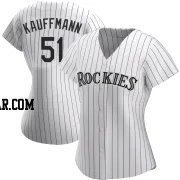 Karl Kauffmann Women's Colorado Rockies White Authentic Home Jersey