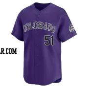 Karl Kauffmann Youth Colorado Rockies Purple Limited Alternate Jersey