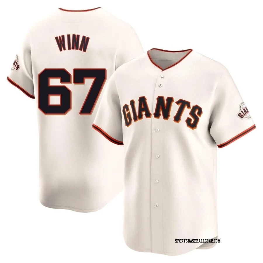 Keaton Winn Men's San Francisco Giants Cream Limited Home Jersey