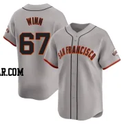 Keaton Winn Men's San Francisco Giants Gray Limited Away Jersey