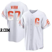 Keaton Winn Men's San Francisco Giants White Replica 2021 City Connect Jersey