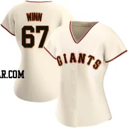 Keaton Winn Women's San Francisco Giants Cream Authentic Home Jersey