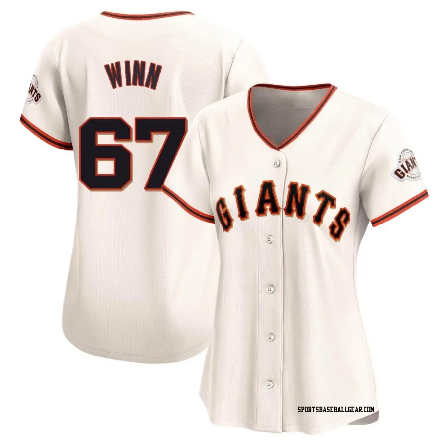 Keaton Winn Women's San Francisco Giants Cream Limited Home Jersey