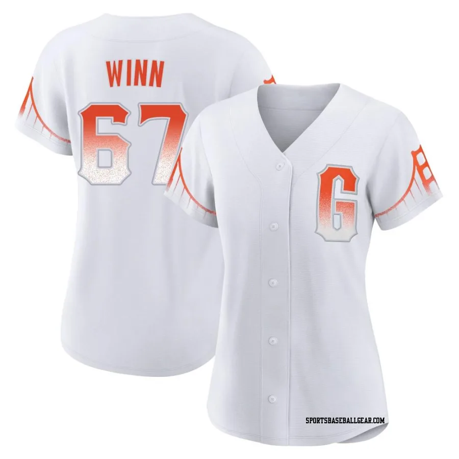 Keaton Winn Women's San Francisco Giants White Replica 2021 City Connect Jersey