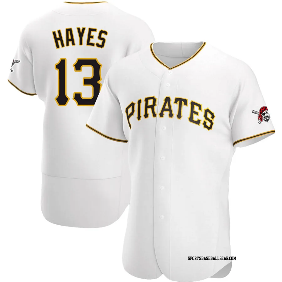 Ke'Bryan Hayes Men's Pittsburgh Pirates White Authentic Home Jersey