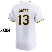 Ke'Bryan Hayes Men's Pittsburgh Pirates White Elite Home Jersey