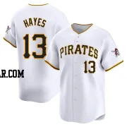 Ke'Bryan Hayes Men's Pittsburgh Pirates White Limited Home Jersey