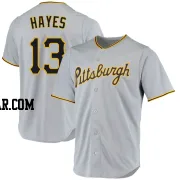 Ke'Bryan Hayes Youth Pittsburgh Pirates Gray Replica Road Jersey