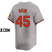 Keegan Akin Men's Baltimore Orioles Gray Limited Road Jersey