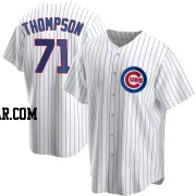 Keegan Thompson Men's Chicago Cubs White Replica Home Jersey