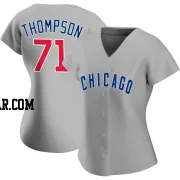 Keegan Thompson Women's Chicago Cubs Gray Authentic Road Jersey