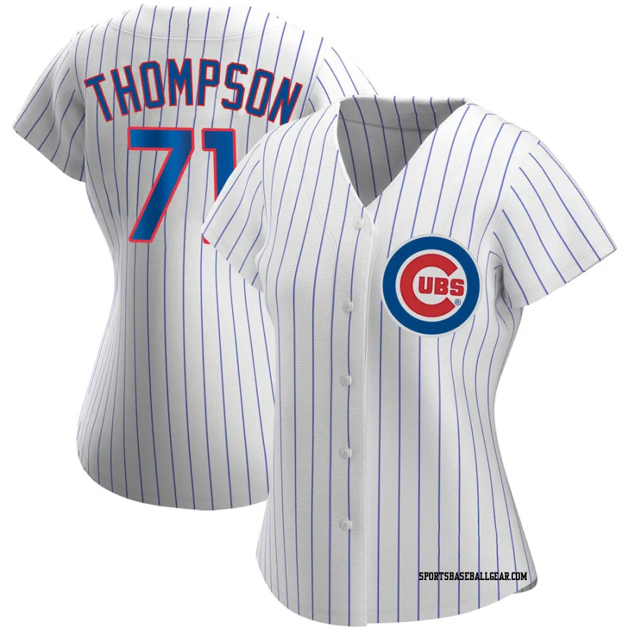 Keegan Thompson Women's Chicago Cubs White Authentic Home Jersey