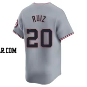 Keibert Ruiz Men's Washington Nationals Gray Limited Road Jersey