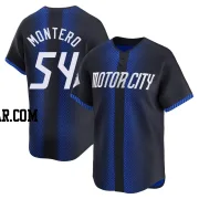 Keider Montero Men's Detroit Tigers Blue Limited 2024 City Connect Jersey