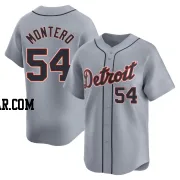 Keider Montero Men's Detroit Tigers Gray Limited Road Jersey