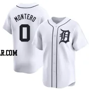 Keider Montero Men's Detroit Tigers White Limited Home Jersey