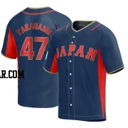 Keiji Takahashi Men's Japan Baseball Navy Replica 2023 World Baseball Classic Jersey