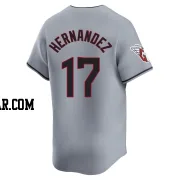 Keith Hernandez Men's Cleveland Guardians Gray Limited Road Jersey