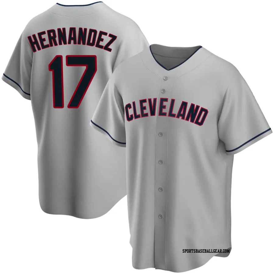 Keith Hernandez Men's Cleveland Guardians Gray Replica Road Jersey