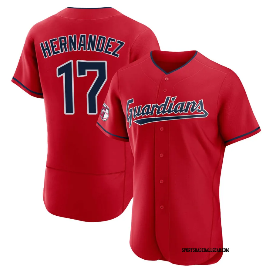 Keith Hernandez Men's Cleveland Guardians Red Authentic Alternate Jersey