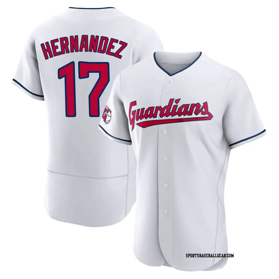 Keith Hernandez Men's Cleveland Guardians White Authentic Home Jersey