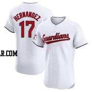 Keith Hernandez Men's Cleveland Guardians White Elite Home Jersey