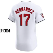 Keith Hernandez Men's Cleveland Guardians White Elite Home Jersey