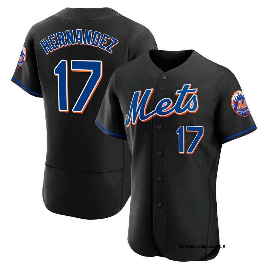 Keith Hernandez Men's New York Mets Black Authentic 2022 Alternate Jersey