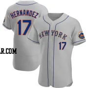 Keith Hernandez Men's New York Mets Gray Authentic Road Jersey