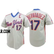 Keith Hernandez Men's New York Mets Grey Replica Throwback Jersey