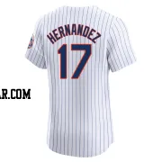 Keith Hernandez Men's New York Mets White Elite Home Jersey