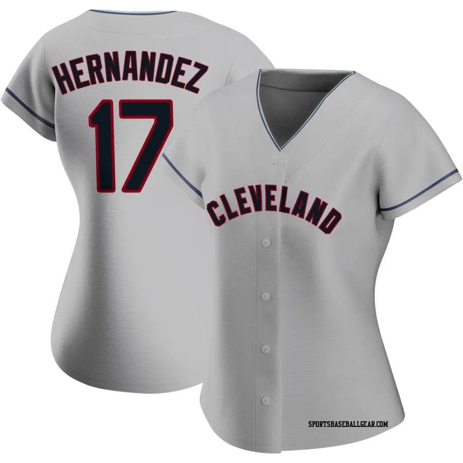 Keith Hernandez Women's Cleveland Guardians Gray Authentic Road Jersey