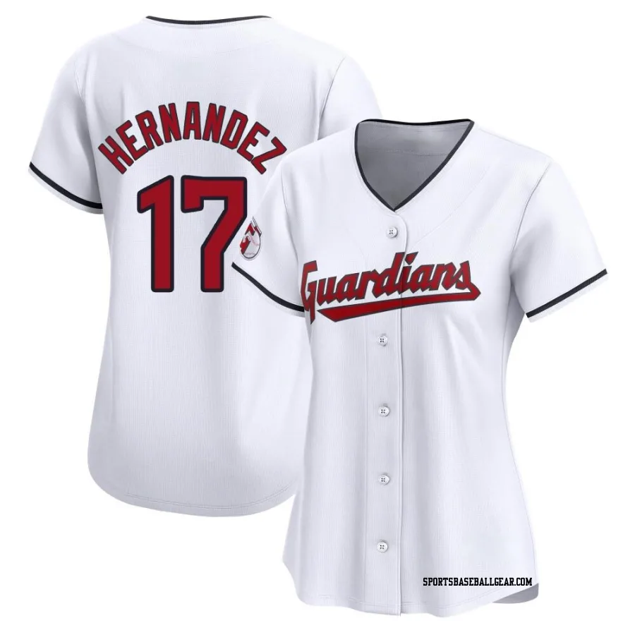 Keith Hernandez Women's Cleveland Guardians White Limited Home Jersey