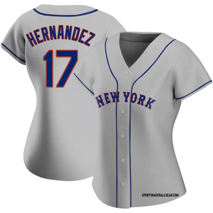 Keith Hernandez Women's New York Mets Gray Authentic Road Jersey