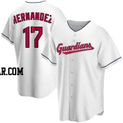 Keith Hernandez Youth Cleveland Guardians White Replica Home Jersey