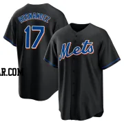 Keith Hernandez Youth New York Mets Black Replica 2022 Alternate Jersey