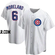 Keith Moreland Men's Chicago Cubs White Replica Home Jersey