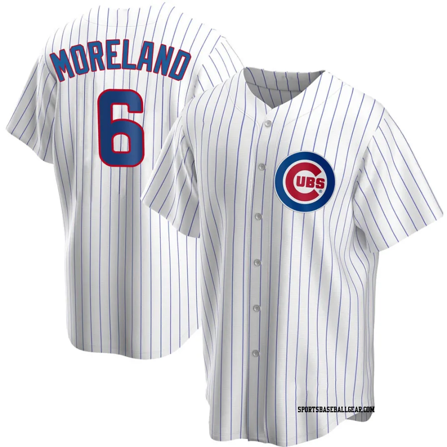 Keith Moreland Men's Chicago Cubs White Replica Home Jersey